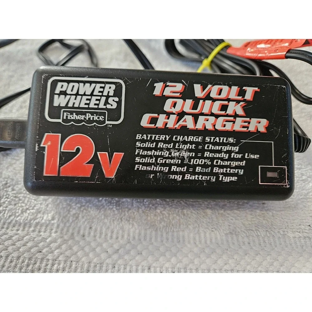 Genuine Fisher Price Power Wheels 12 Volt Quick Charger - Model 00801-1429